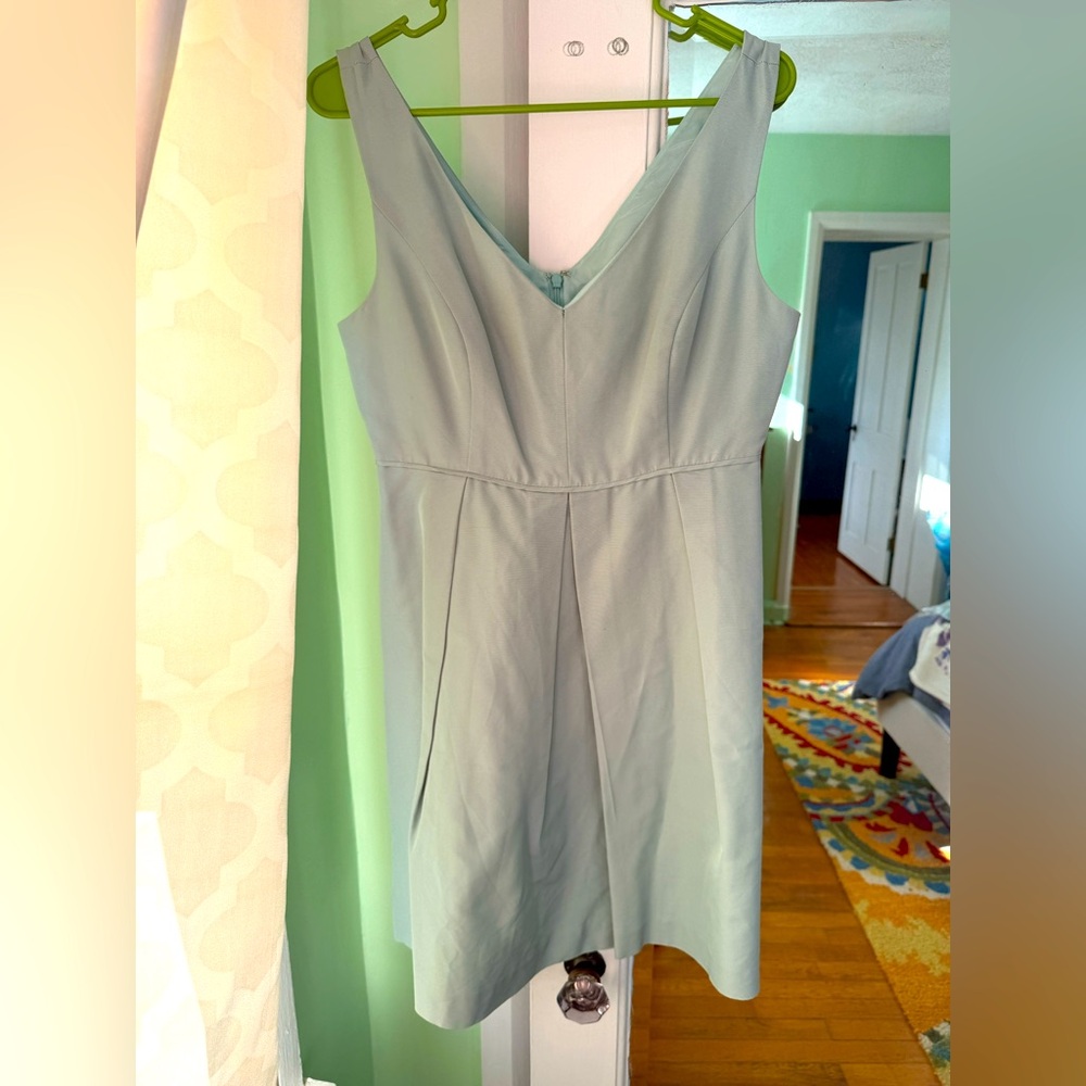 Dusty Shale J Crew Bridesmaid Dress